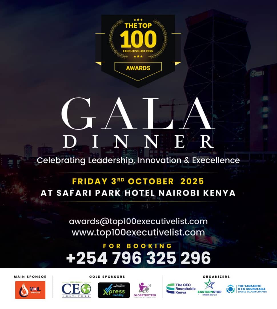 Top 100 Executive List Awards – Kenya Edition